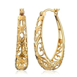 18k gold over sterling silver earrings